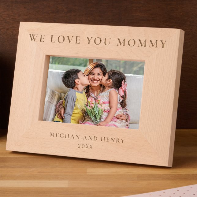 We Love You Mummy Personalised Photo Frame Gift (Creator Uploaded)