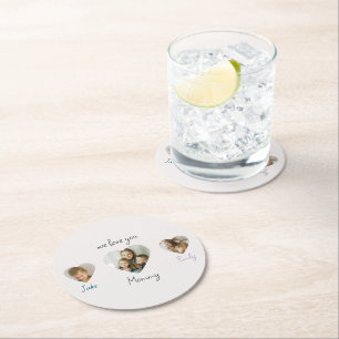 We Love You Mummy - Personalised Photos Coaster