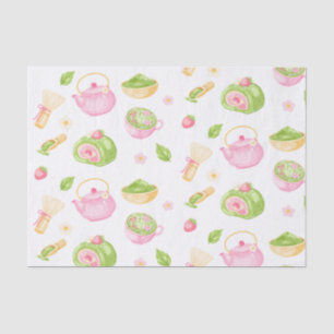 We Love you so Matcha Baby Girl Shower Tissue Paper