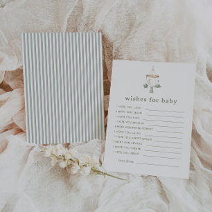 We love you so Matcha! Wishes for Baby Invitation