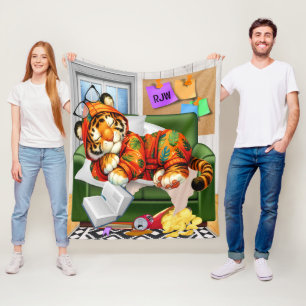 WE LOVE YOU TIGER FLEECE BLANKET