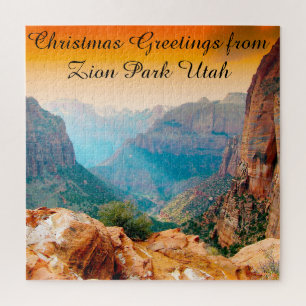 We Love Zion Park Utah Jigsaw Puzzle