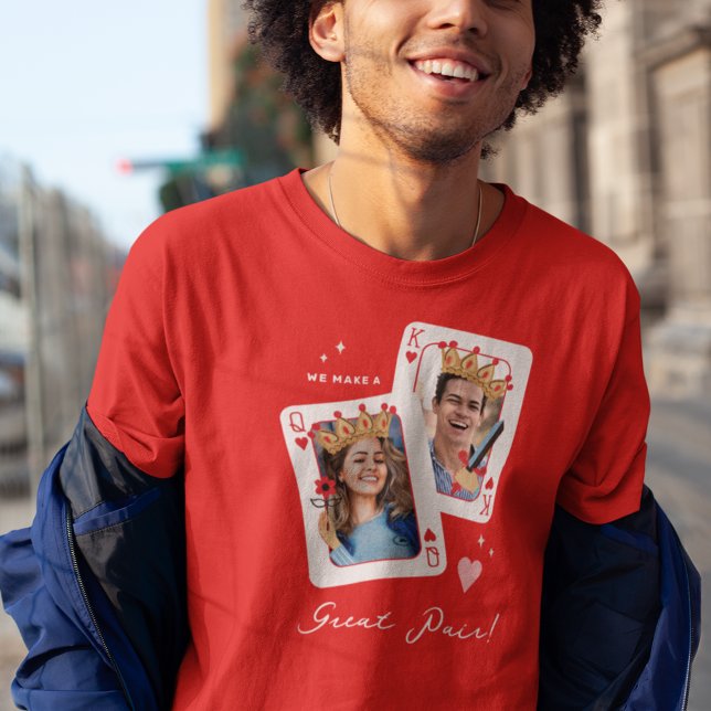 We make a great pair custom photo valentines day T-Shirt (Creator Uploaded)