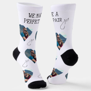 We make a Perfect Pair Heart Photo  Socks