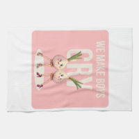 “We Make Boys Cry” Funny Girly Garlic Design Cute