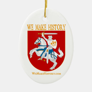 We Make History Ceramic Ornament