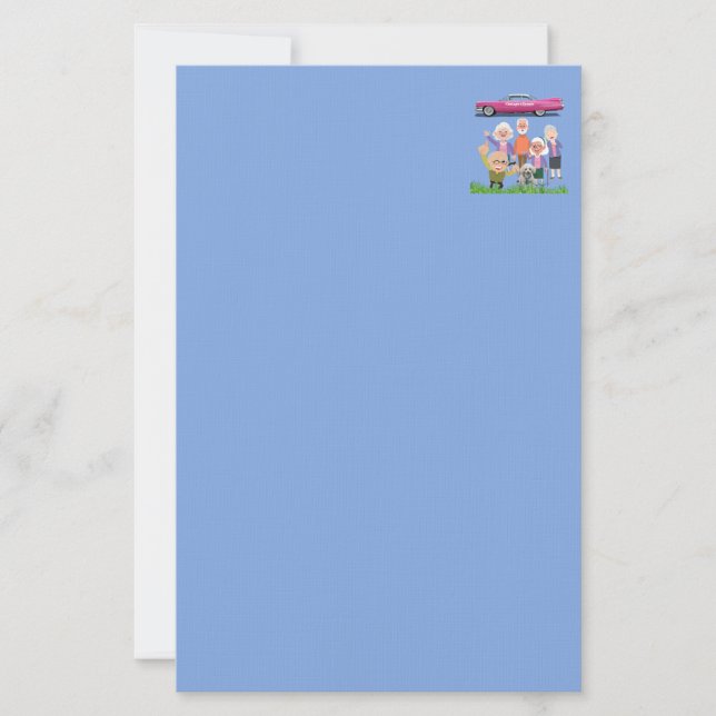 We May Be Old But We're Still Classy Seniors  Stationery (Front)