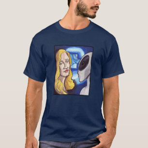 We Meet Again - Alien and Woman T-Shirt