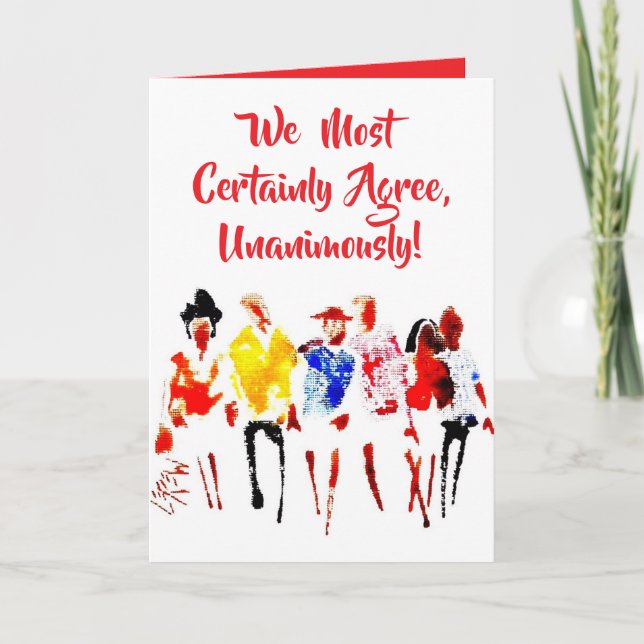 We Most Certainly Agree! Happy Father's Day Card (Front)