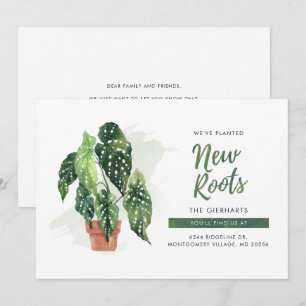 We Moved Address Moving Announcement Card