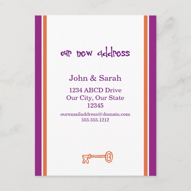 We Moved! Announcement Postcard (Front)