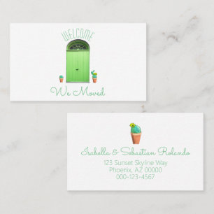 We Moved Announcement Southwest Green Doors Cactus