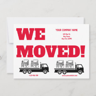 We Moved Business Relocation Announcement