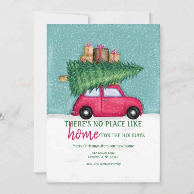 We Moved Christmas Card (Front)