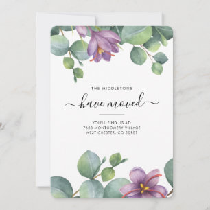 We Moved Eucalyptus Botanical Moving Announcement