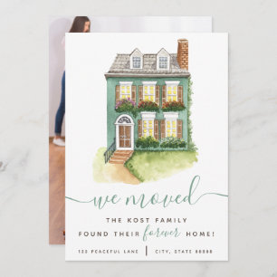 We Moved Found Our Forever Home Announcement Cards