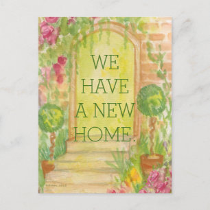 We Moved - New Home Announcement Postcard