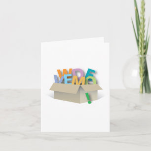 We Moved Note Card