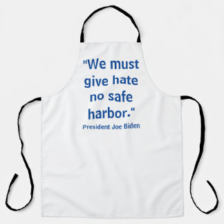 We Must Give Hate No Safe Harbour - Joe Biden Men' Apron