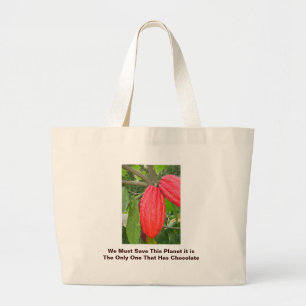 We Must Save This Planet it ... Large Tote Bag