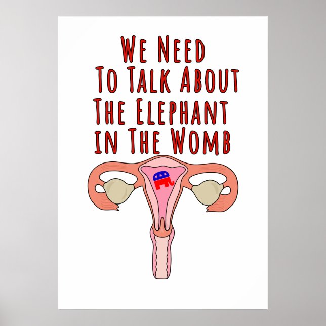 We Need to Talk About The Elephant In The Womb Poster (Front)
