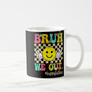 We Out Girl Boy Groovy Happy Last Day Of School Coffee Mug