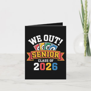 We Out Senior Class Of 2026 Holiday Card