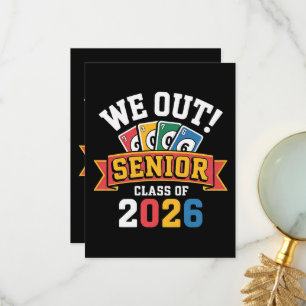 We Out Senior Class Of 2026 Thank You Card