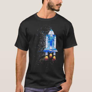 WE OUT Space Shuttle STEM  T-Shirt