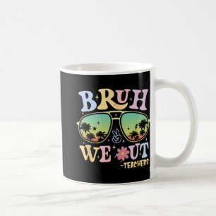 We Out Teachers Groovy Retro Happy Last Day Of Sch Coffee Mug