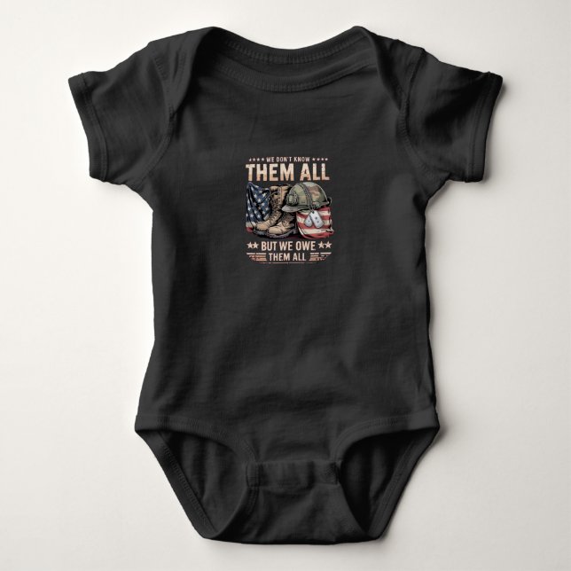 We Owe Them All Baby Bodysuit (Front)
