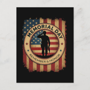We Owe Them All Patriotic Veterans Day Memorial  Holiday Postcard