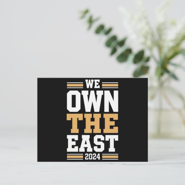We Own The East 2024 Postcard (Standing Front)