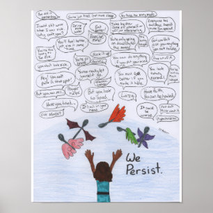 We Persist, 11x14 Poster