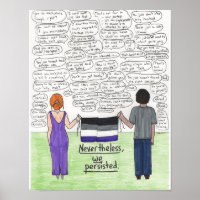 We Persisted (Asexual) 11x14