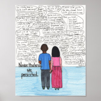 We Persisted (Infertility) Poster