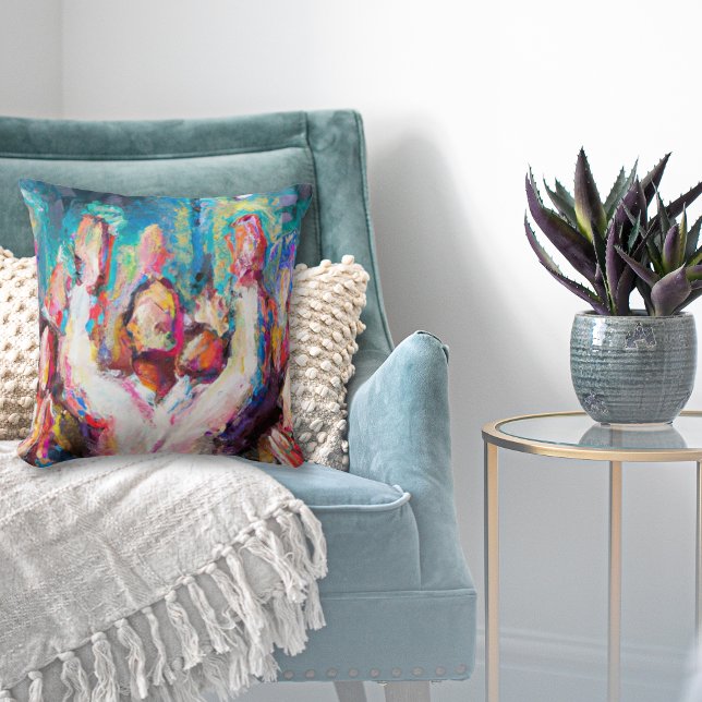 We Praise Thee Abstract Cushion (Creator Uploaded)