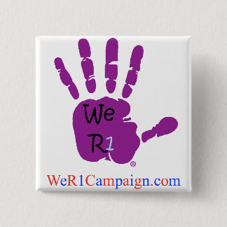 We R1 Purple Hand Button