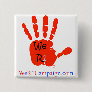 We R1 Red Hand Button