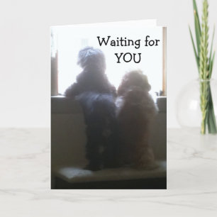 WE R WAITING FOR YOU - HAPPY 40th BIRTHDAY Card