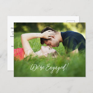We re Engaged  Invitation Postcard