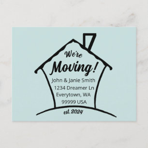 We’re Moving Postcard