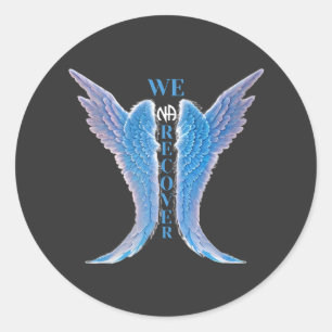 We Recover - NA Narcotics Anonymous Classic Round Sticker