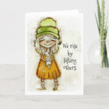 We Rise - Encouragement card (blank inside)