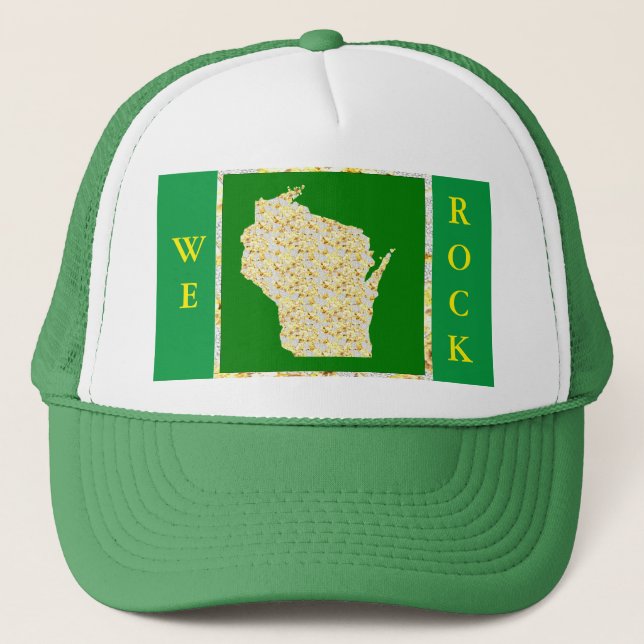 WE ROCK TRUCKER HAT (Front)