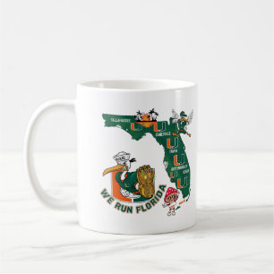 We Run Florida Football Fan Gameday Graphic Coffee Mug