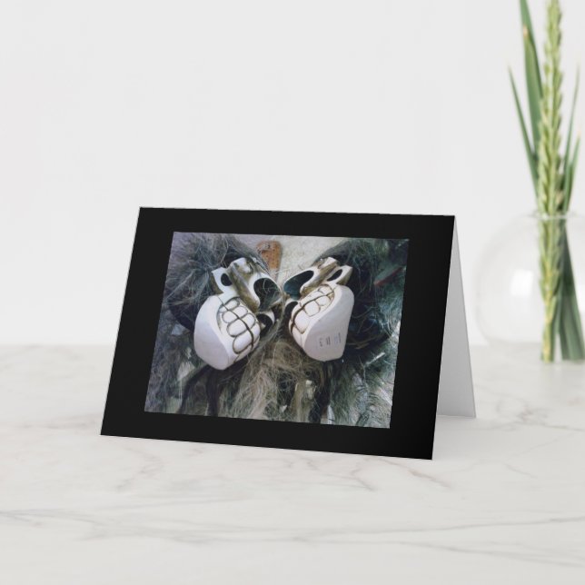 WE SAY HAVE A HAPPY BIRTHDAY OR ANSWER TO US CARD (Front)