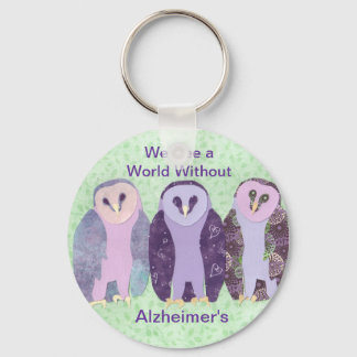 We See a World Without Alzheimers Key Ring