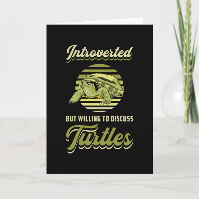 We Shell Overcome Turtle Lover Turtles Ocean Gift Card (Front)