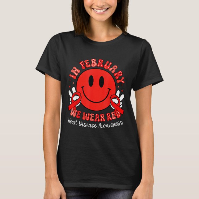 We Shirt February Red Chd Awareness Heart (Front)